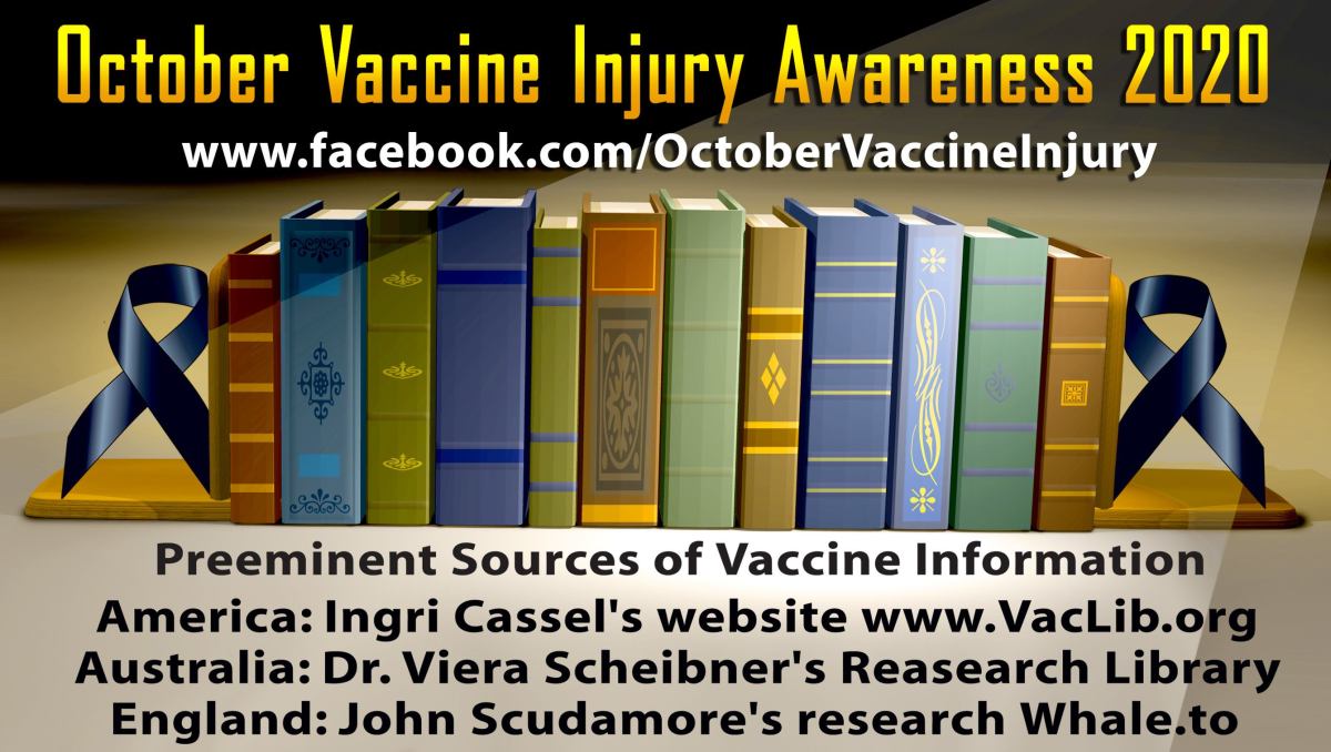 The History of OCTOBER Vaccine Injury Awareness Month